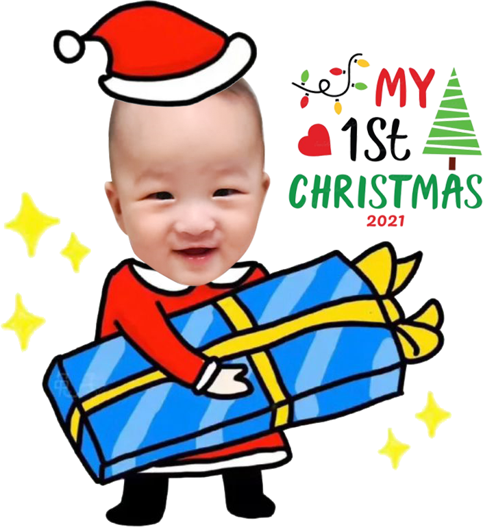 Personalised Baby's First Christmas