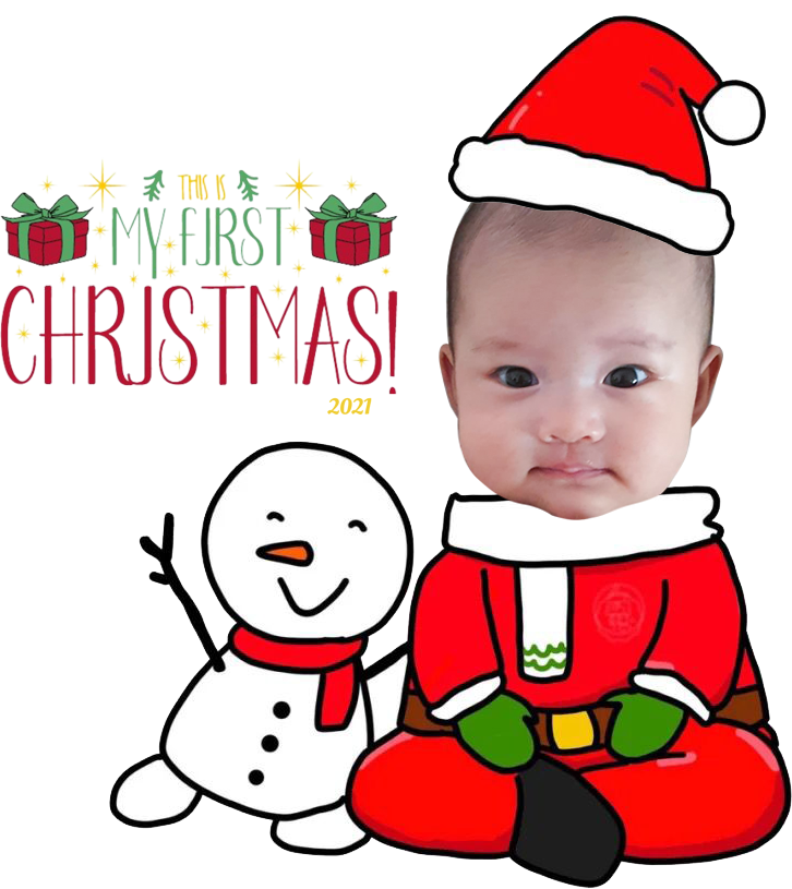 Personalised Baby's First Christmas