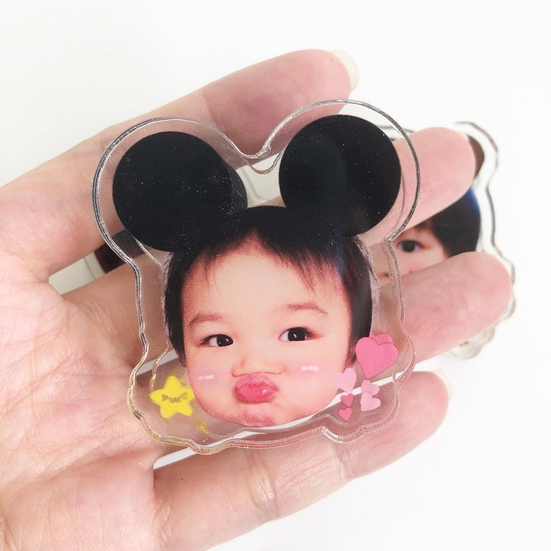 Acrylic Photo Paper Clip | Fridge Magnet Clips