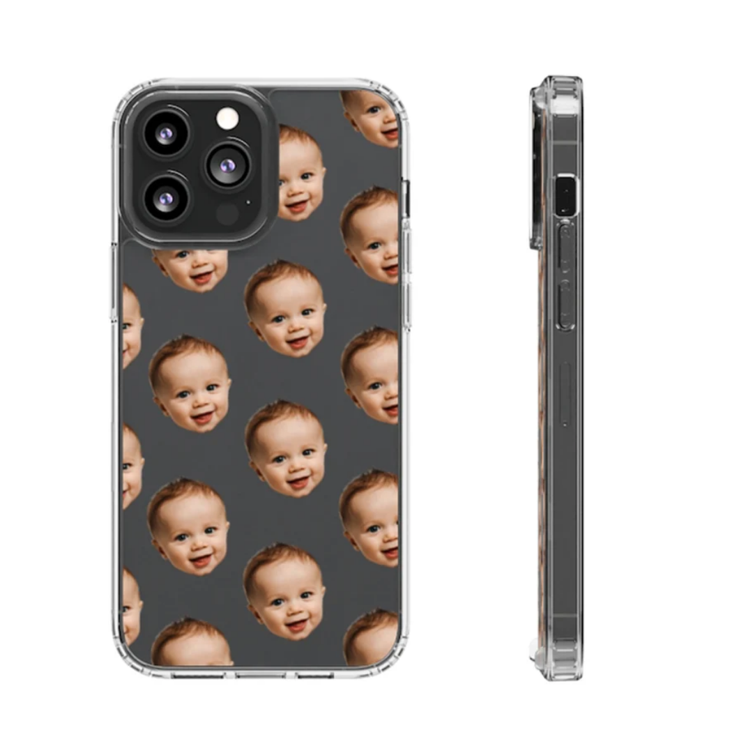 Custom Face Phone Case and Phone Grip Bundle (Pop Socket)