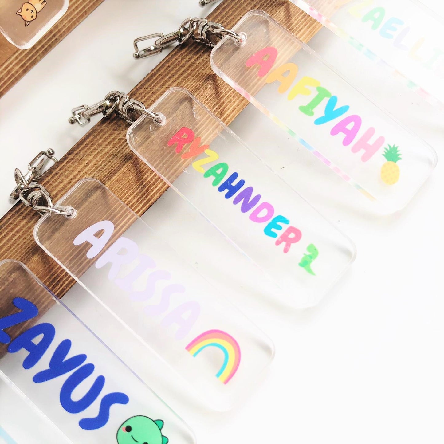Personalized Name Key Ring (Rectangle)