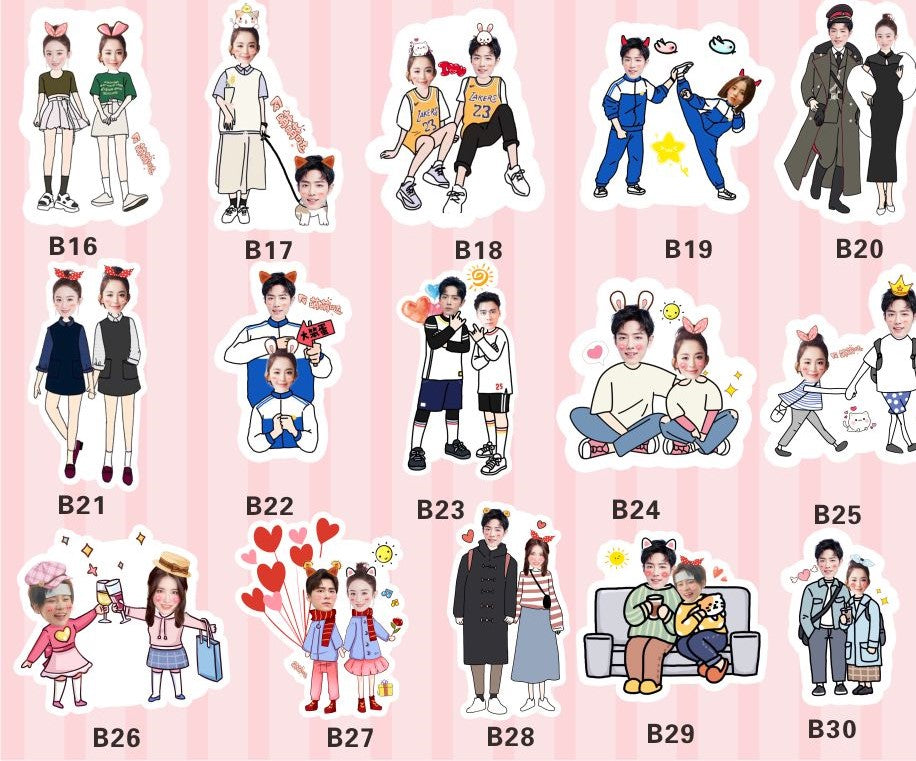 Please browse the Cartoon Templates Design from this link.