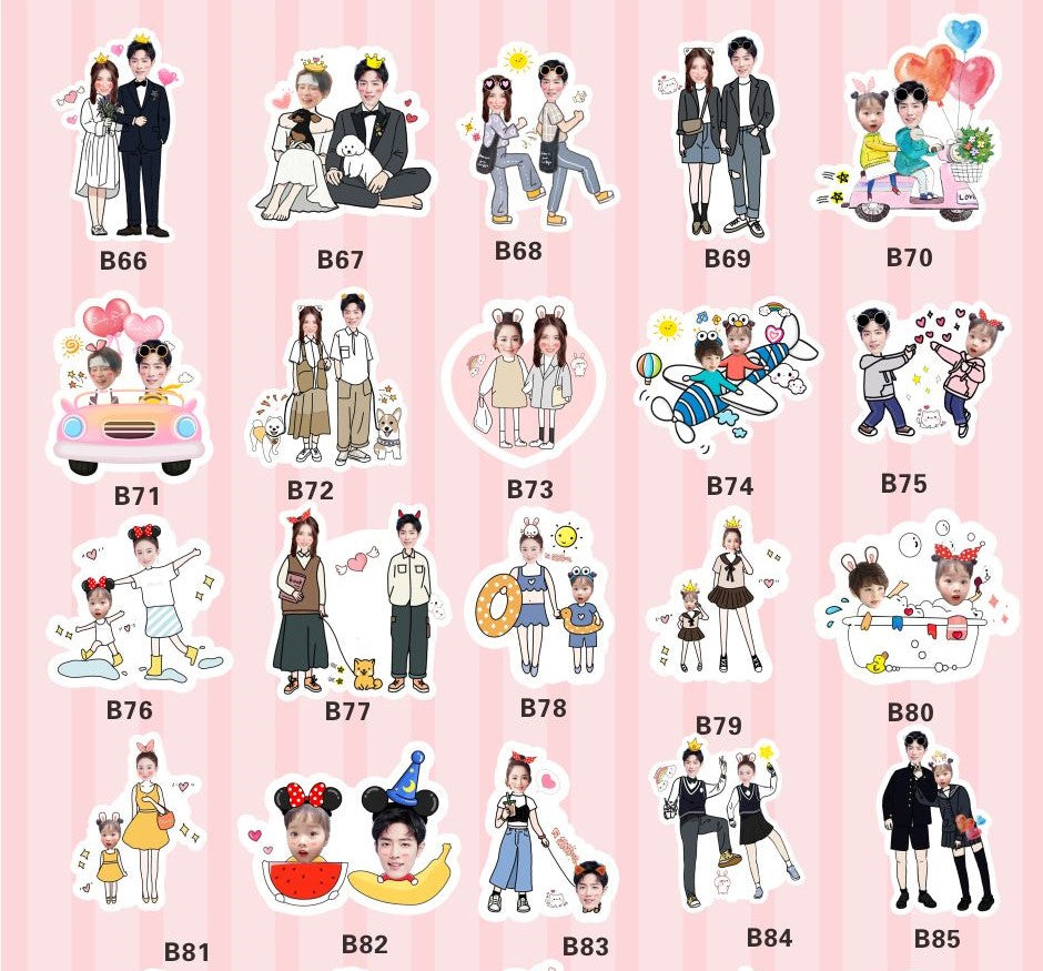 Please browse the Cartoon Templates Design from this link.