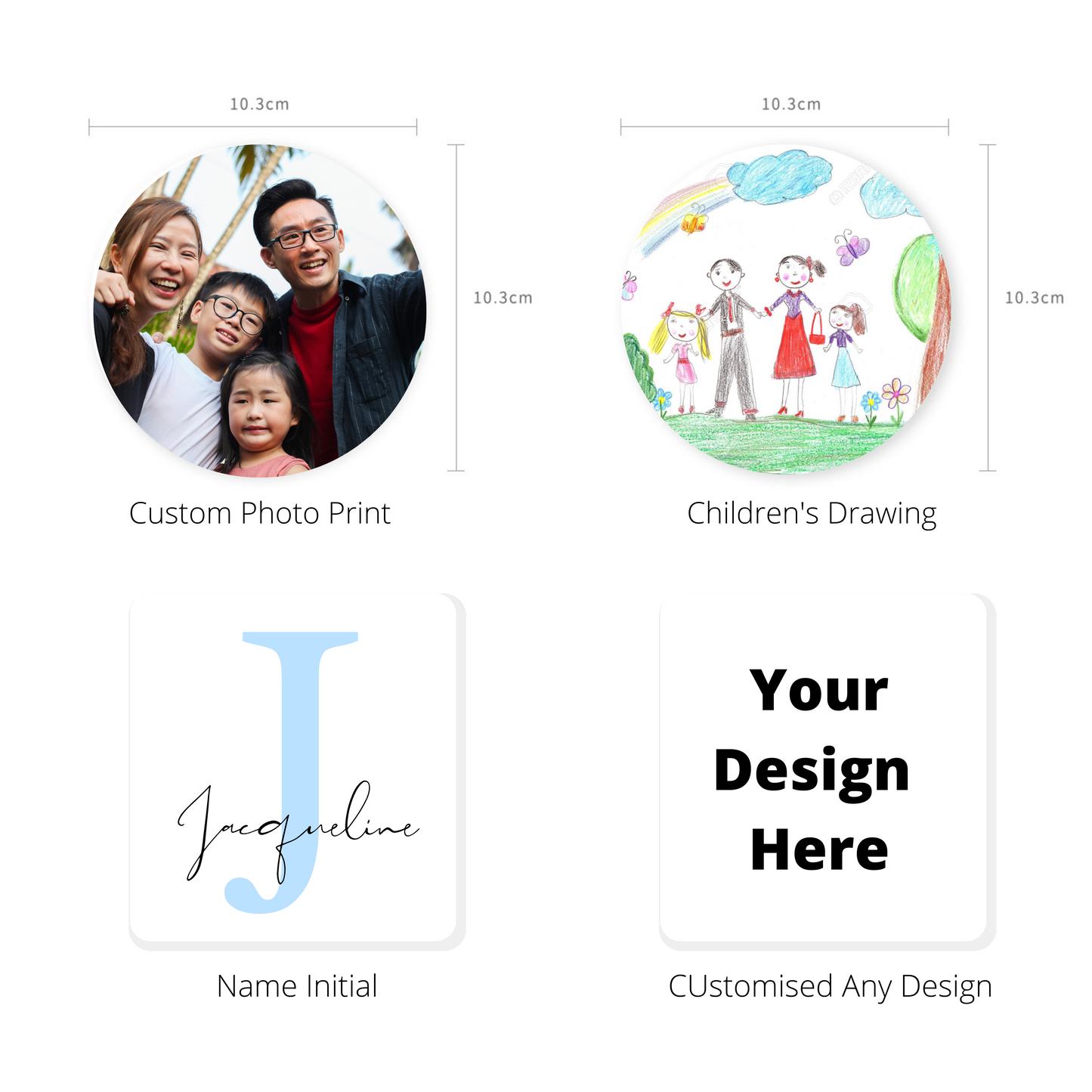 Personalised Child's Drawing Ceramic Coasters