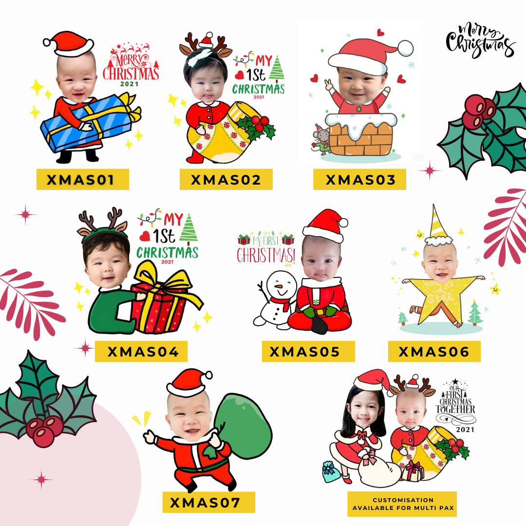 Personalised Baby's First Christmas