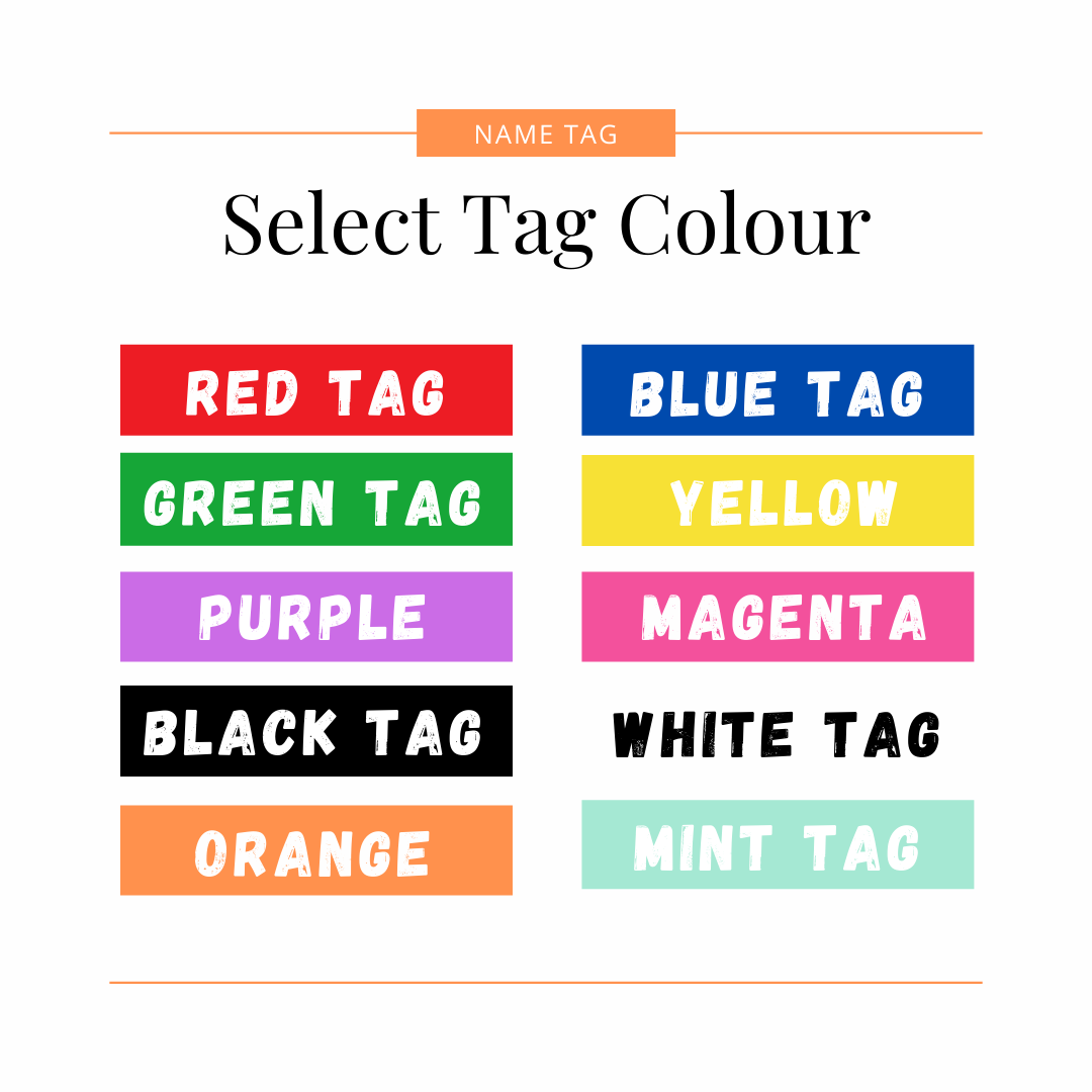 Personalized Name Tags Keychain