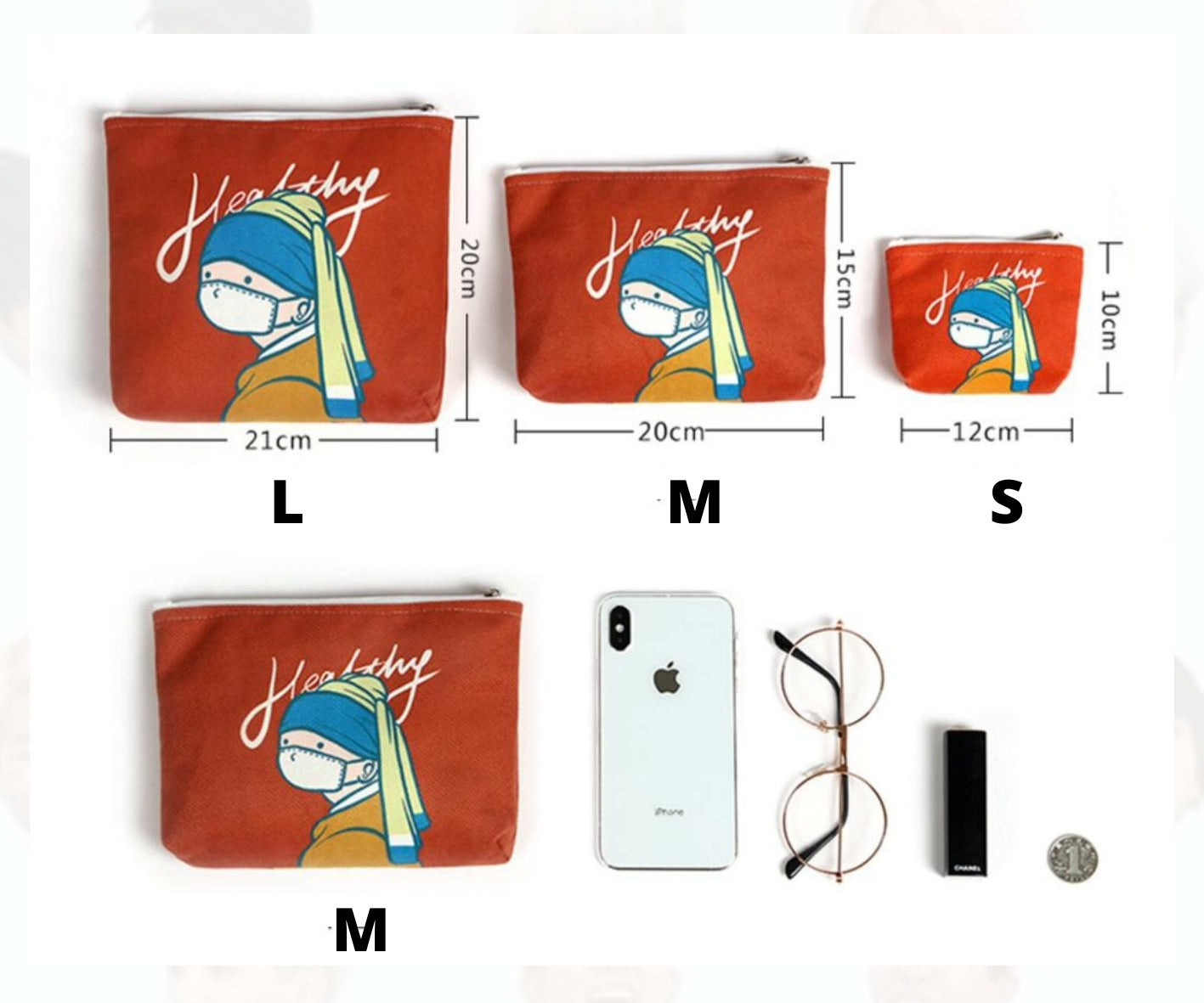 Custom Face Zipper Pouch