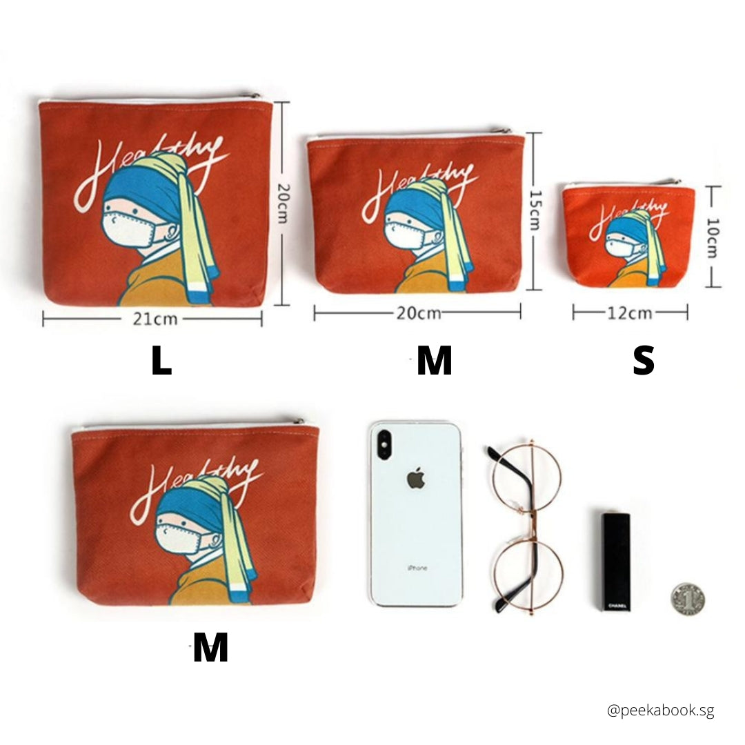 Personalized Disney Princess and Super Heros Zipper Pouch