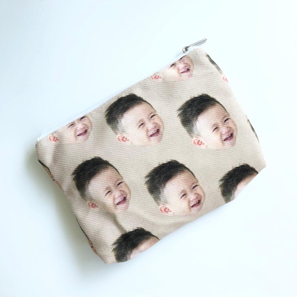 Custom Face Zipper Pouch