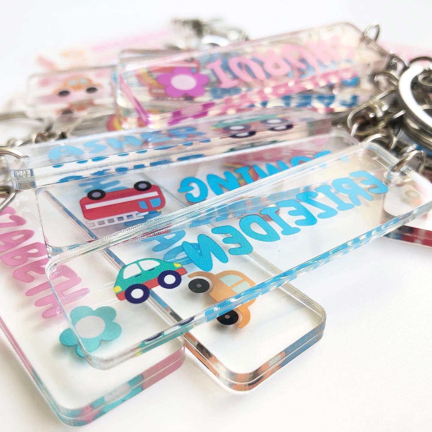 Personalized Name Key Ring (Rectangle)