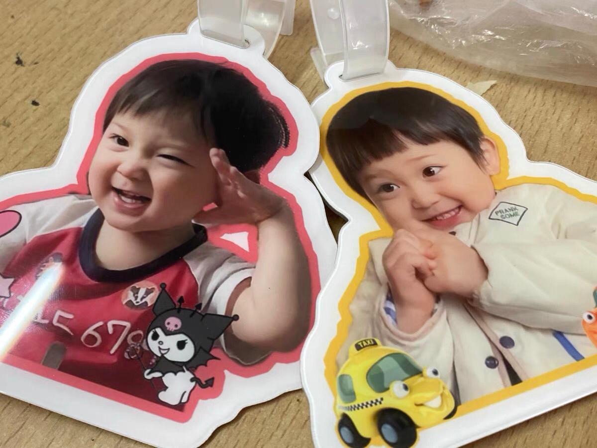 Personalized Photo Bag or Luggage Tags