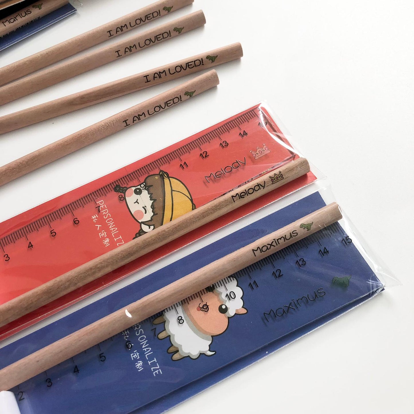 Back To School Stationery Gift Bundle (2B Pencils, Eraser & Ruler)