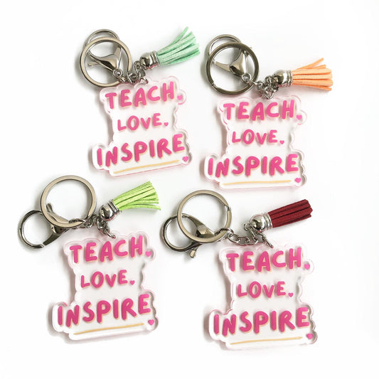 Teacher's Day Inspiration Quotes Keyring