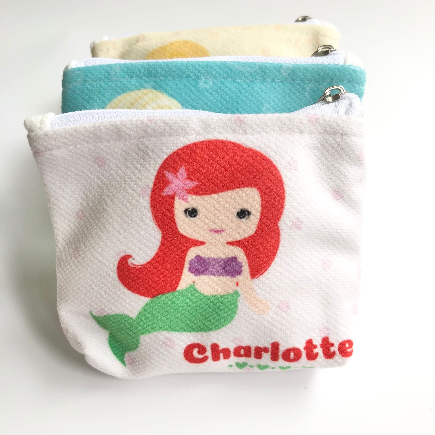 Personalized Disney Princess and Super Heros Zipper Pouch