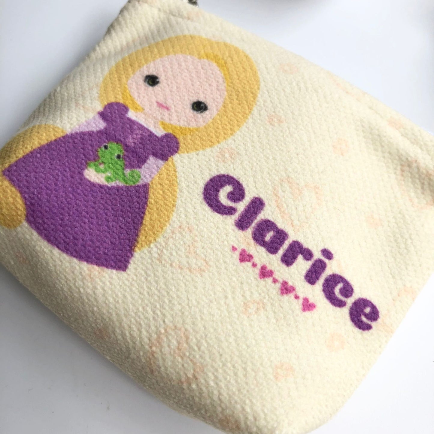 Personalized Disney Princess and Super Heros Zipper Pouch