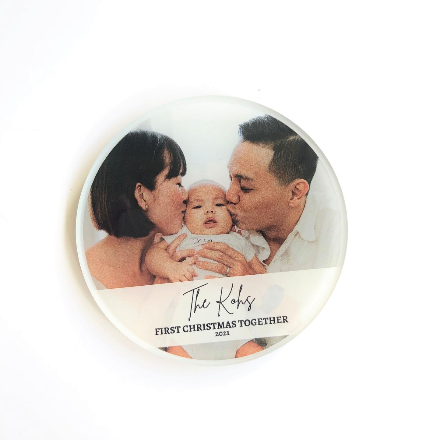 First Christmas Personalized Photo Gift Ornaments