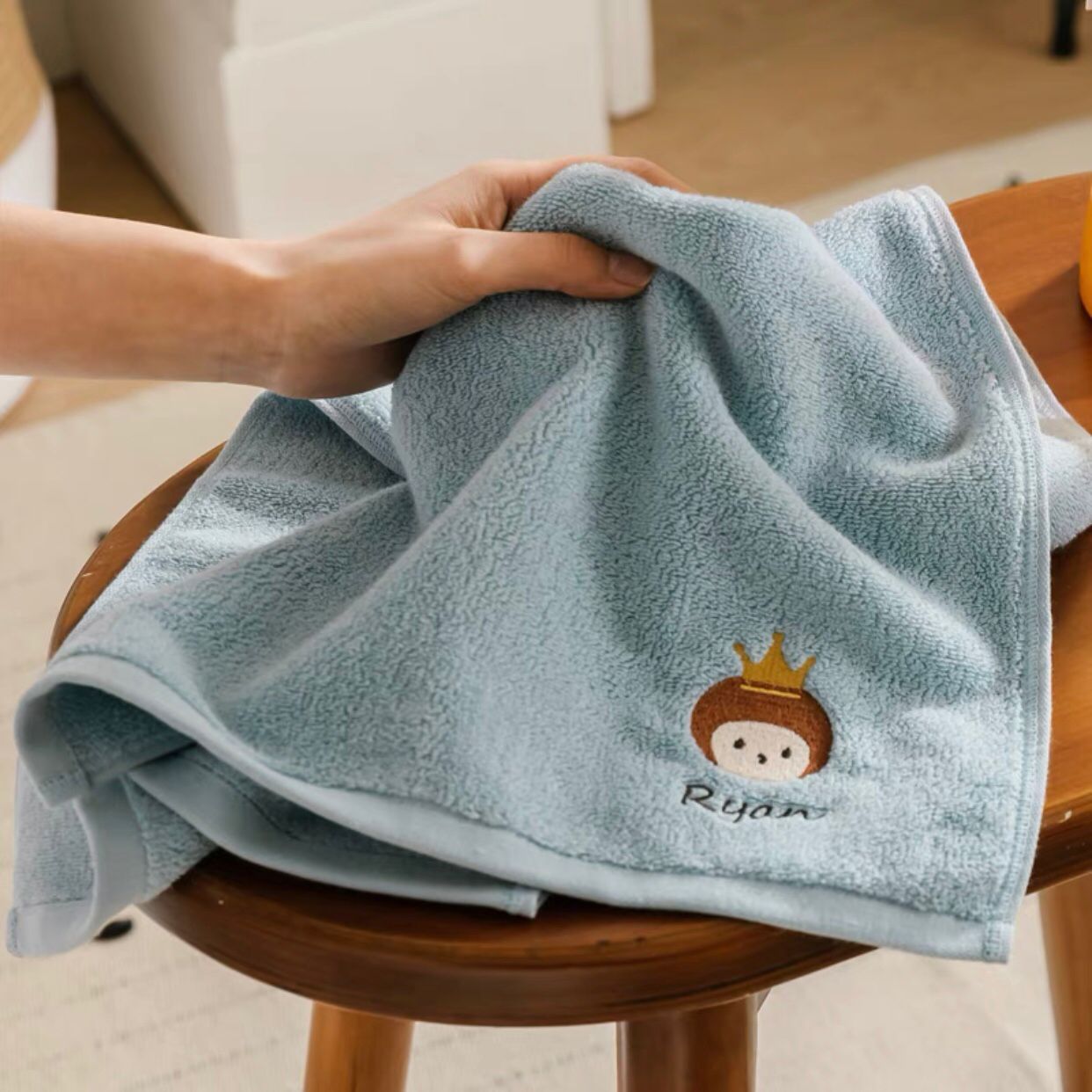 Personalized Embroidered Towel with Gift Box
