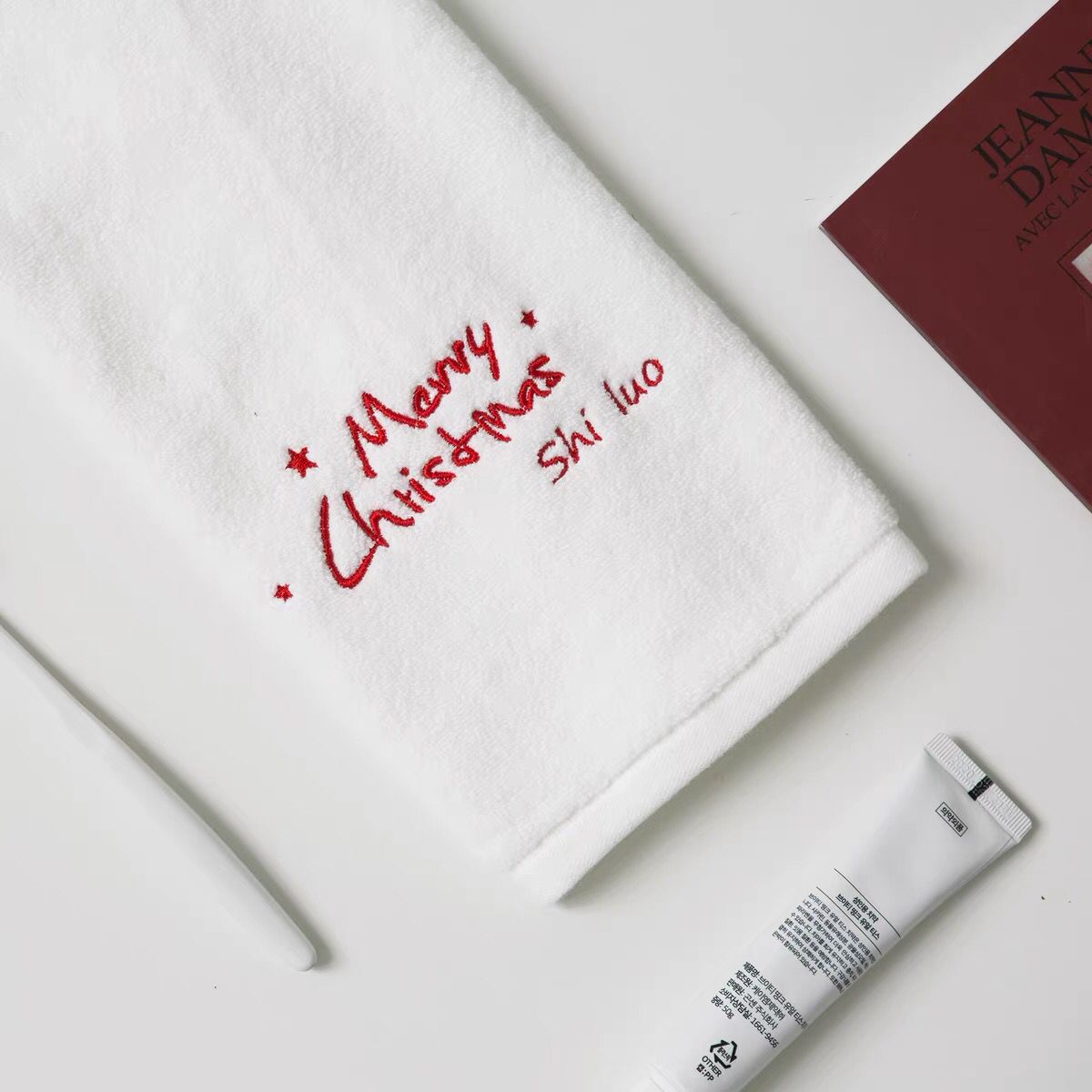 Personalized Embroidered Towel with Gift Box