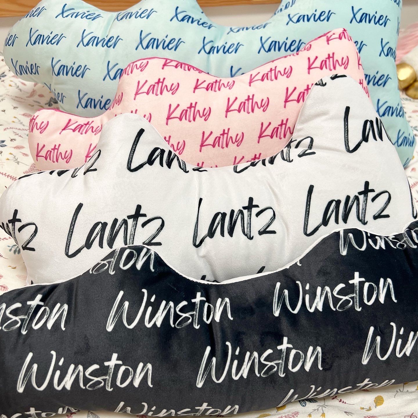 Personalized Baby Name Cushion Pillow (Custom Made)