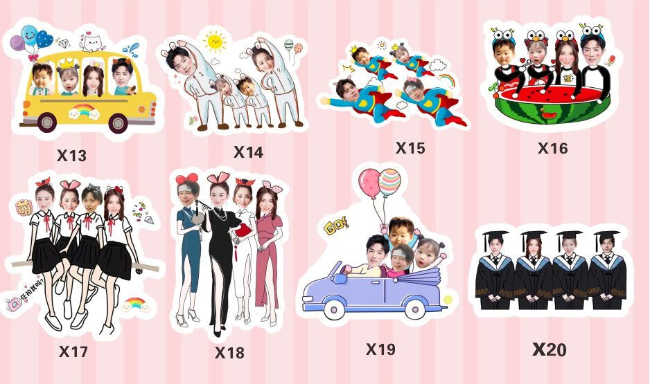 Please browse the Cartoon Templates Design from this link.