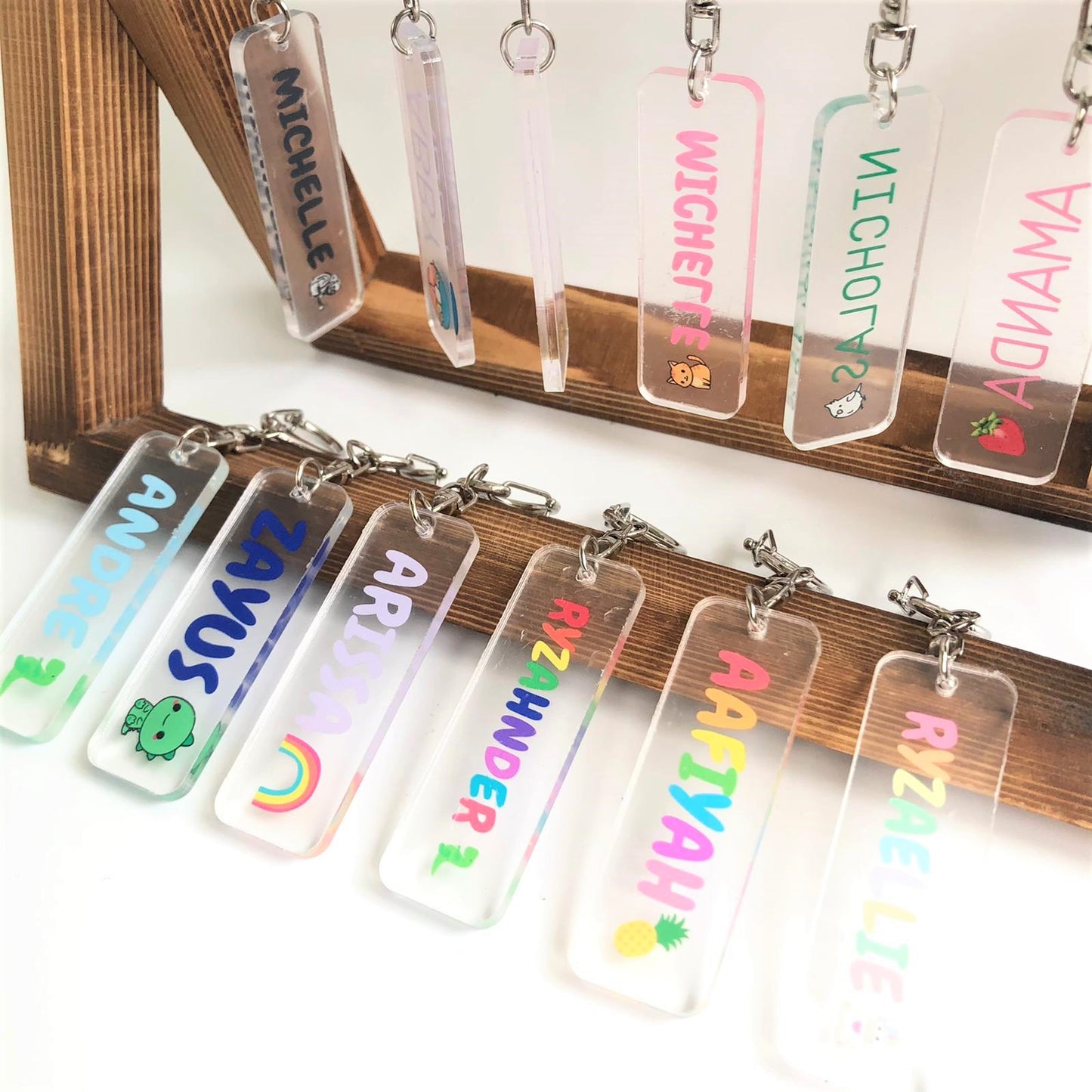 Personalized Name Key Ring (Rectangle)