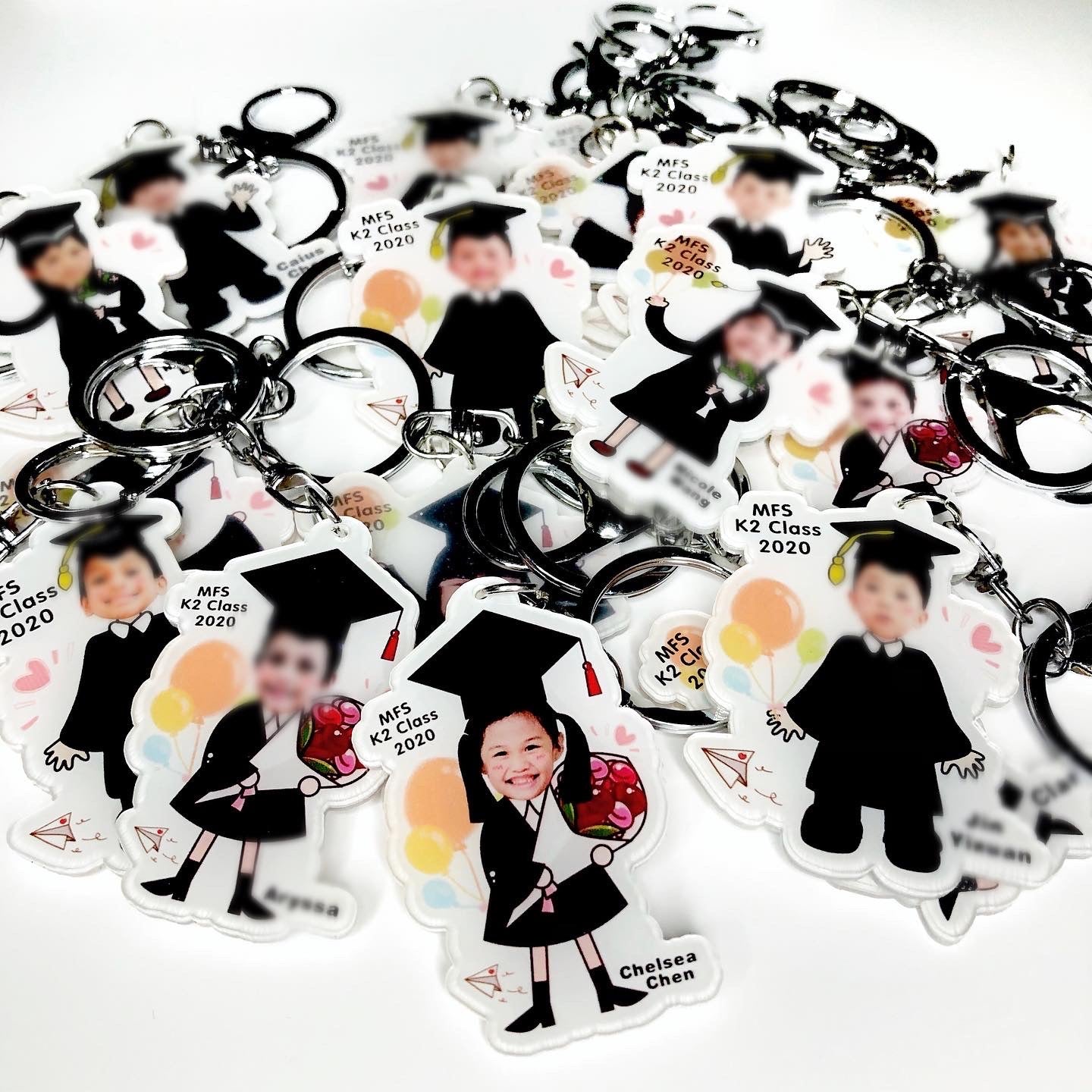 Graduation Keychain Cartoon Design (Individual)