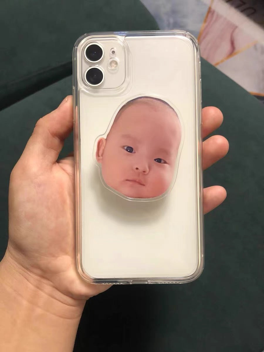Customizable Baby Face Phone Grips (Pop Socket)