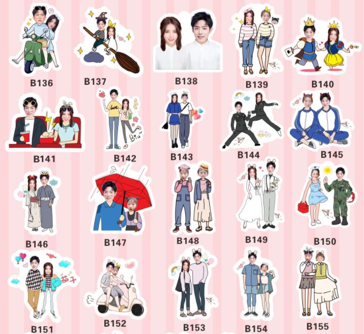 Please browse the Cartoon Templates Design from this link.