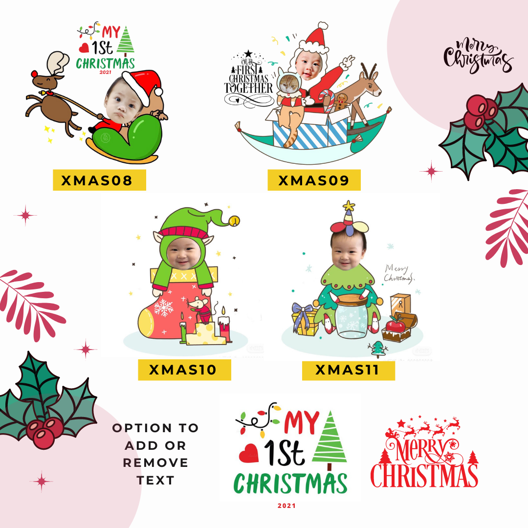 Personalised Baby's First Christmas