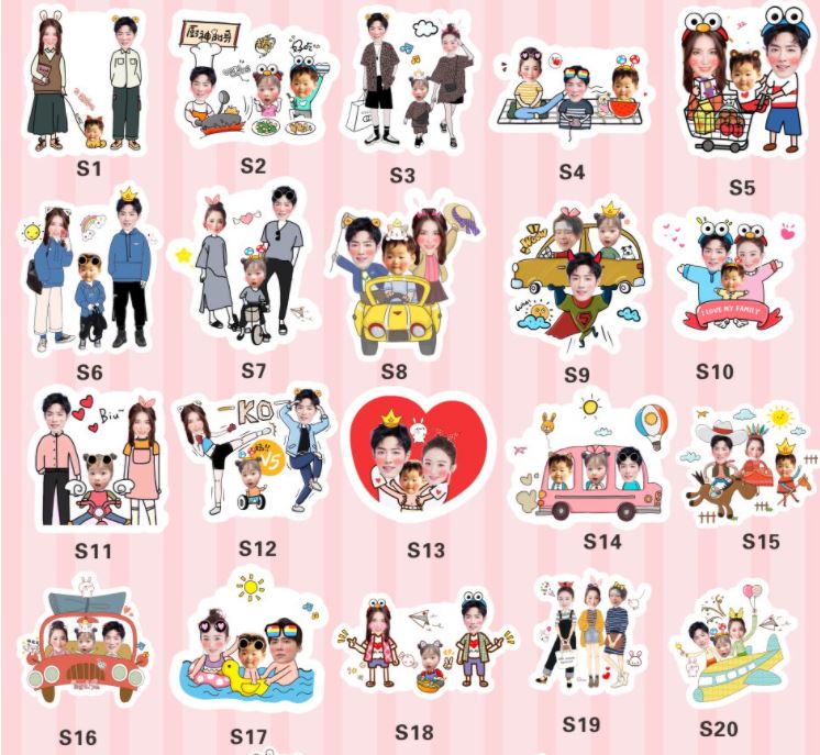 Please browse the Cartoon Templates Design from this link.