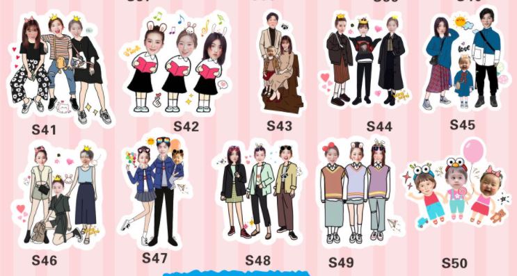 Please browse the Cartoon Templates Design from this link.