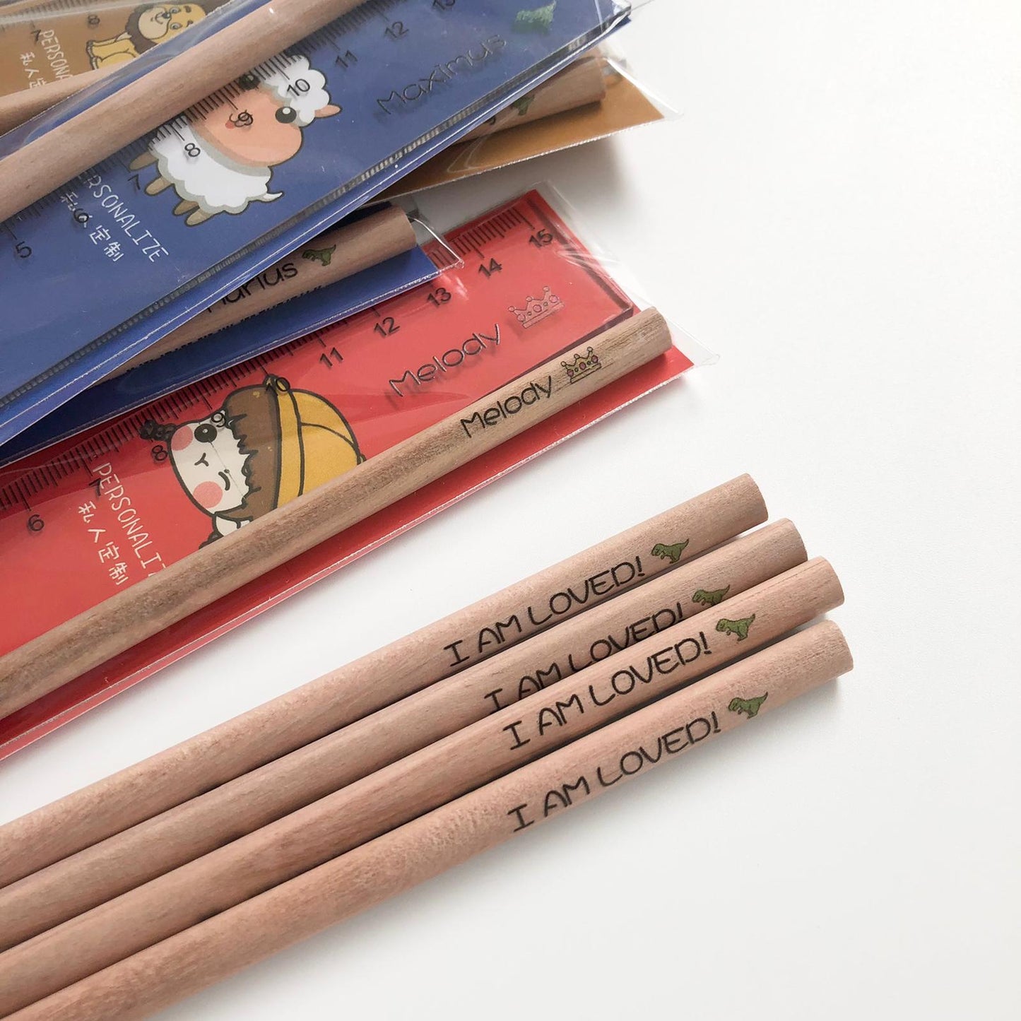 Back To School Stationery Gift Bundle (2B Pencils, Eraser & Ruler)