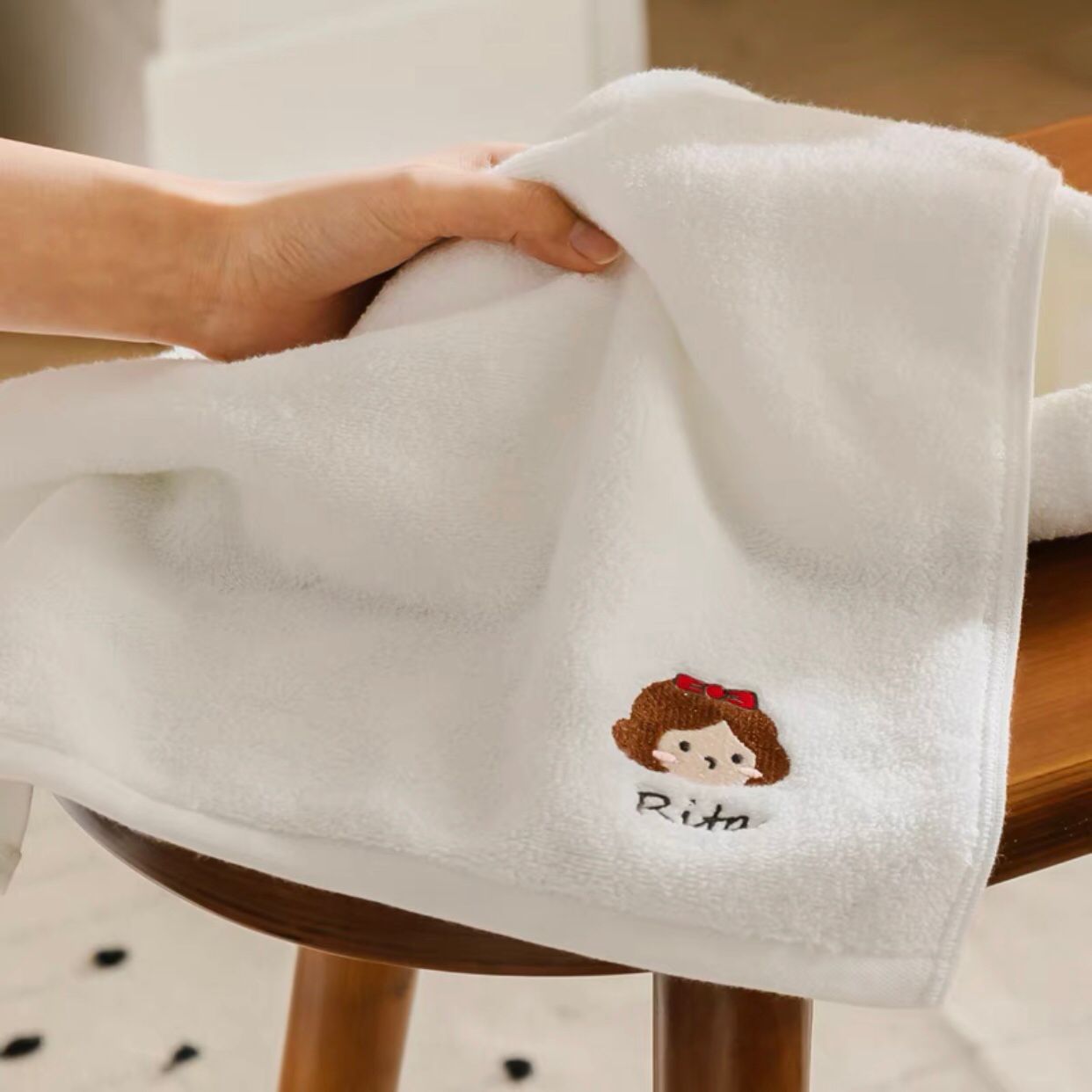 Personalized Embroidered Towel with Gift Box