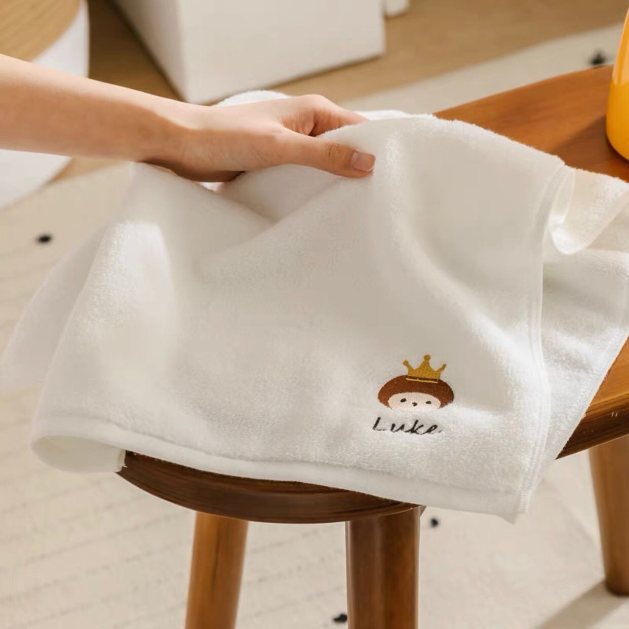 Personalized Embroidered Towel with Gift Box