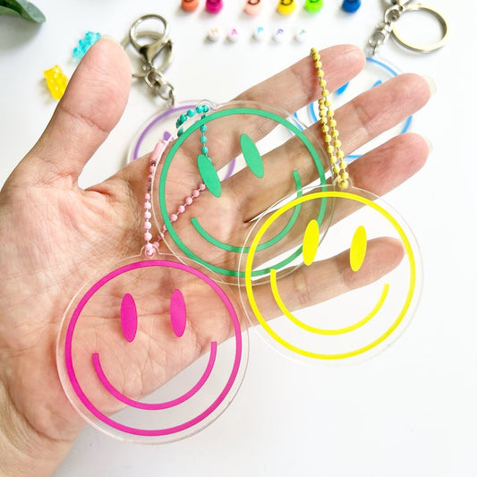 Smiley Face Keychain