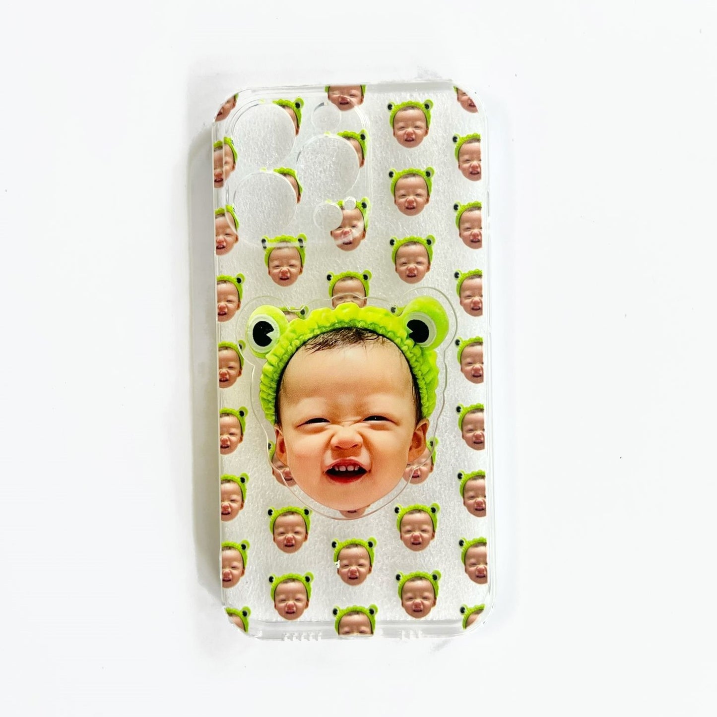 Custom Face Phone Case and Phone Grip Bundle (Pop Socket)