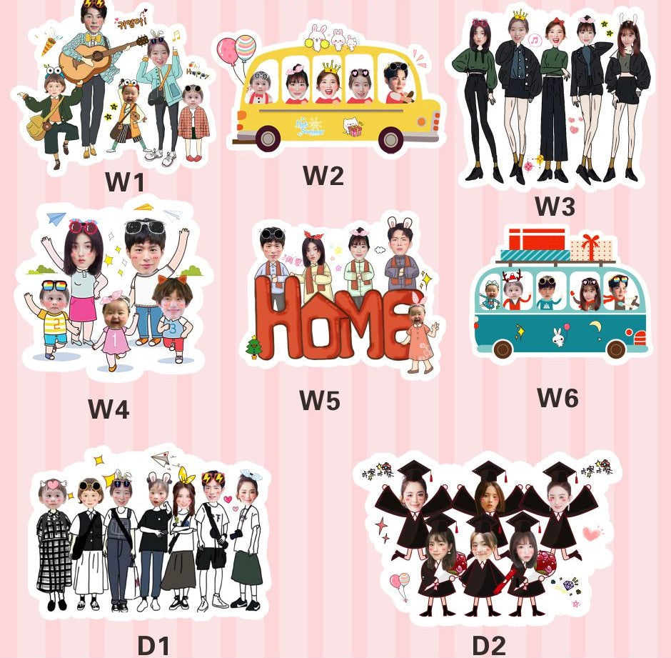 Please browse the Cartoon Templates Design from this link.